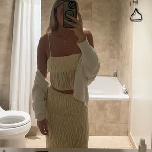 Yellow Princess Polly Skirt Set